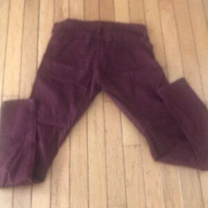 Burgundy marron color Jeans made in USA